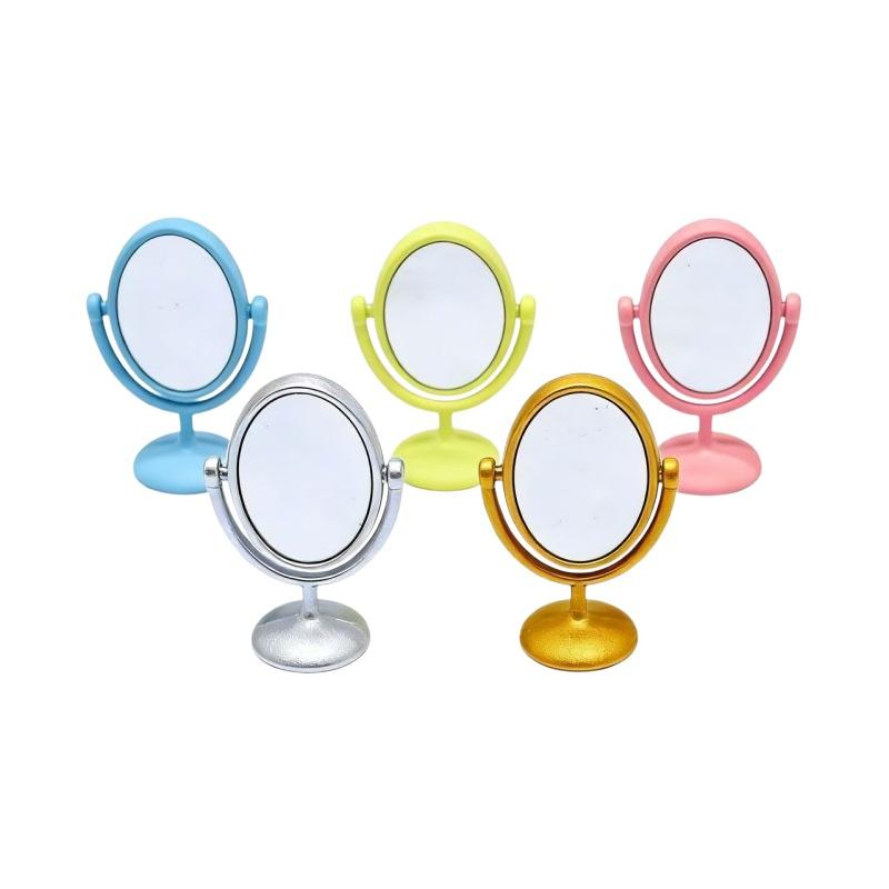 Home Bathroom Products - 1Pcs Miniature Retro Mirror Dressing Table