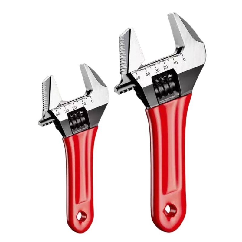 Home Bathroom Plumbing - 57QF Short Handle Adjustable Wrench, Wide