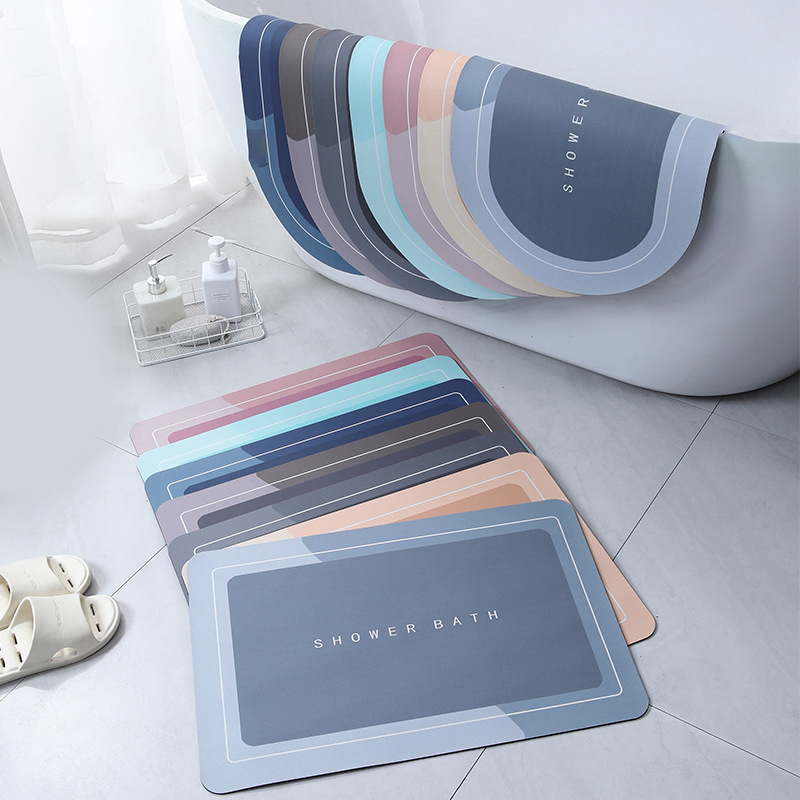 Absorbent Bathroom Bath Mat An - огляд і ціна Jet Home Bathroom Mats
