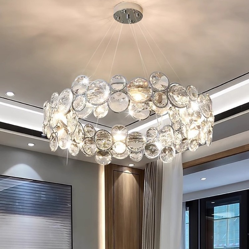 Modern Luxury Crystal Chandeli - огляд і ціна Home Bathroom Design Simple
