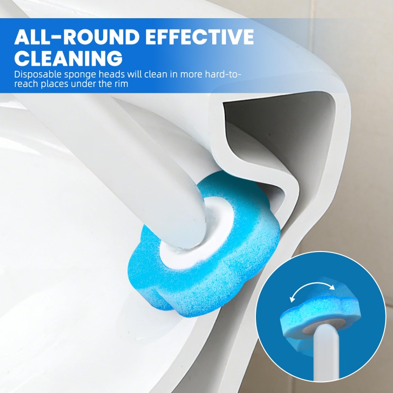 Toilet Brush With Disposable R - огляд і ціна Home Bathroom Products
