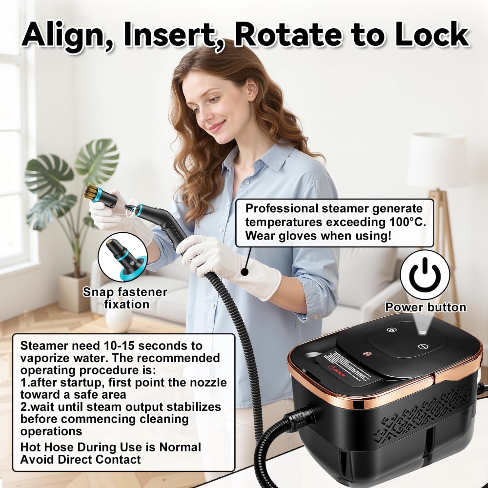 2500W Portable Steam Cleaner,  - огляд і ціна Home Bathroom Images
