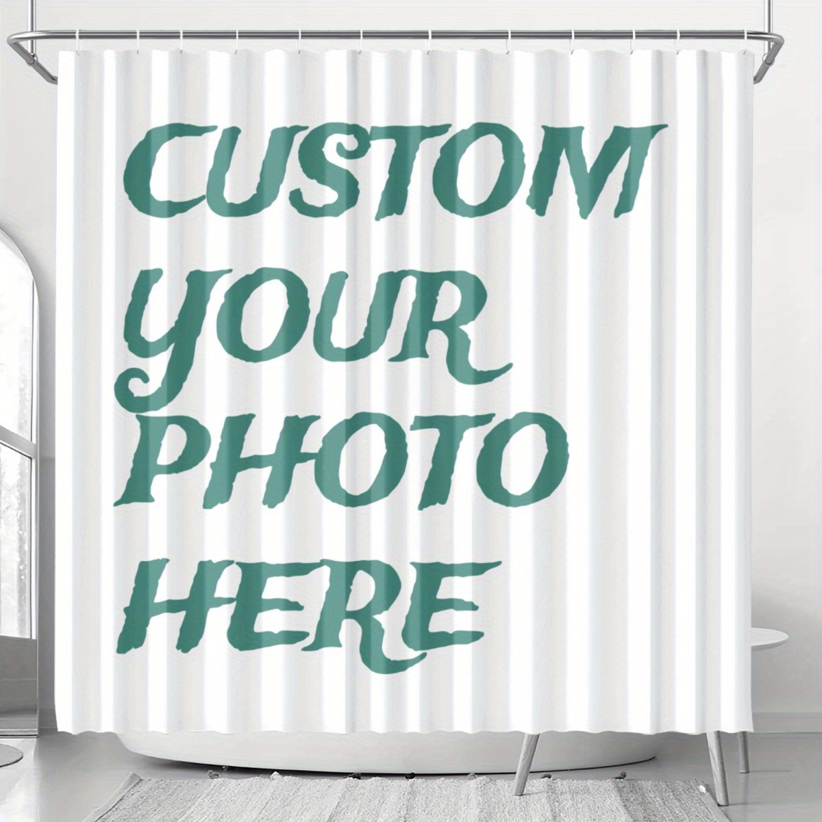 Custom Photo Shower Curtain, P - огляд і ціна Home Bathroom Images