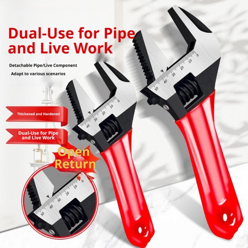 Adjustable Wrench with Wide Op - огляд і ціна Home Bathroom Plumbing