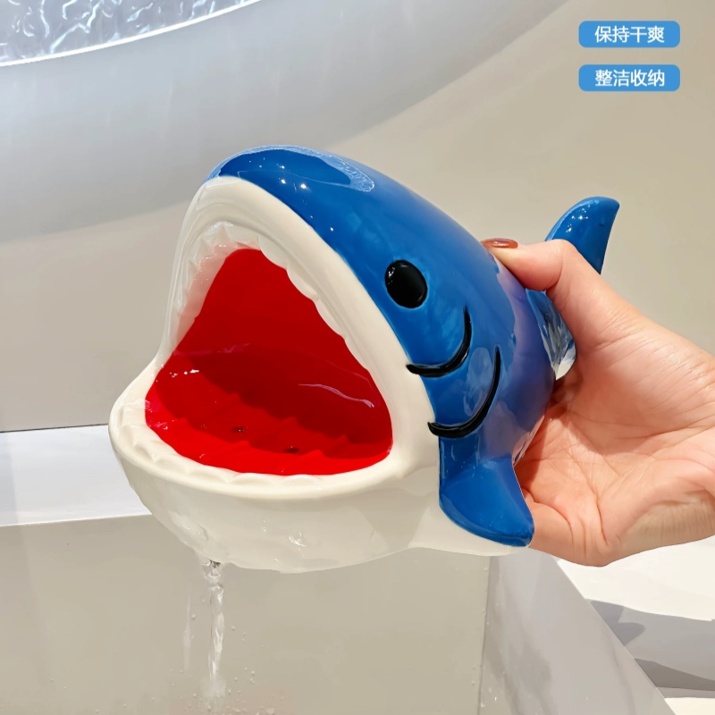 Cute Cartoon Big Mouth Shark S - огляд і ціна Home Edit Bathroom Storage