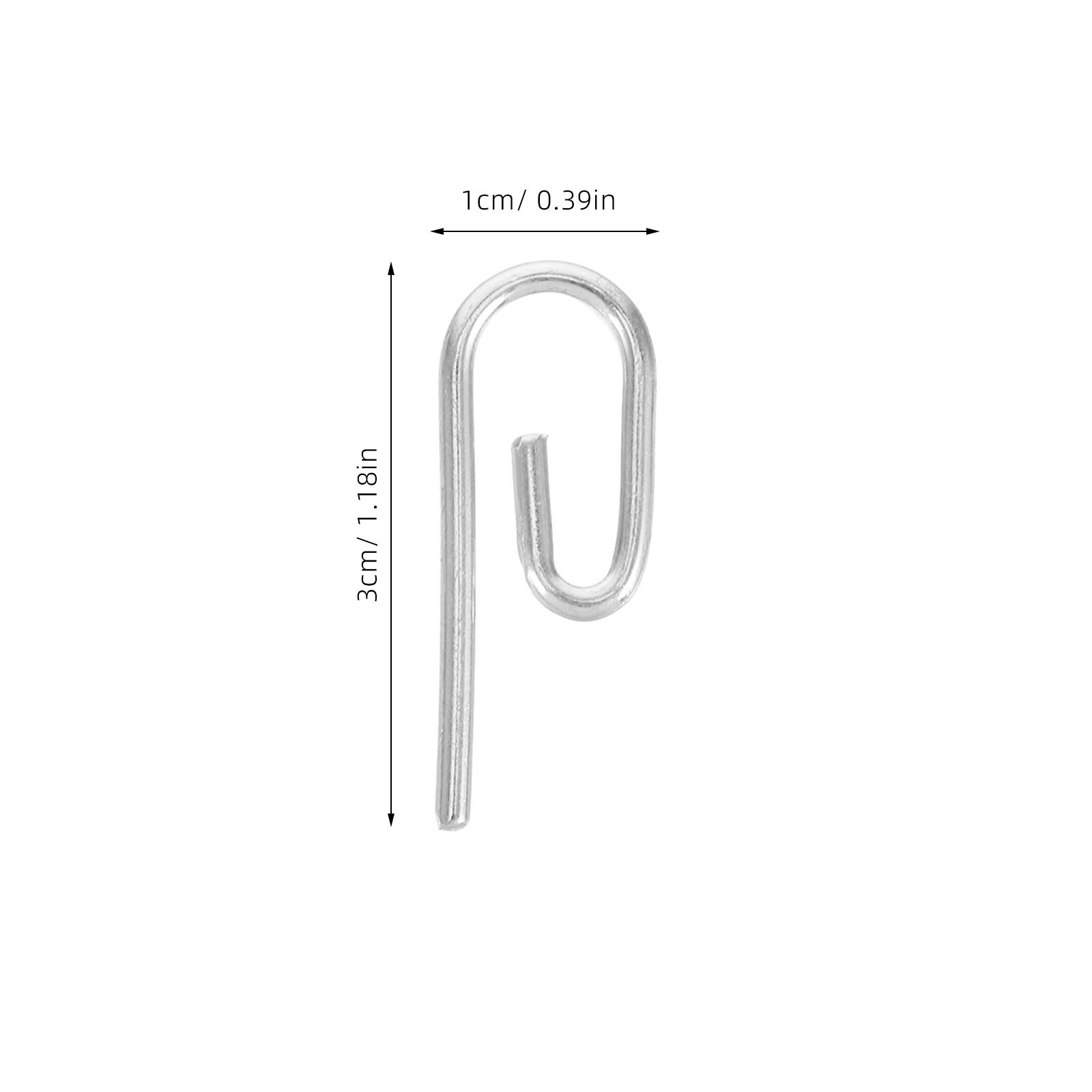 50Pcs Metal Curtain Hooks Prem - огляд і ціна Home Bathroom Door
