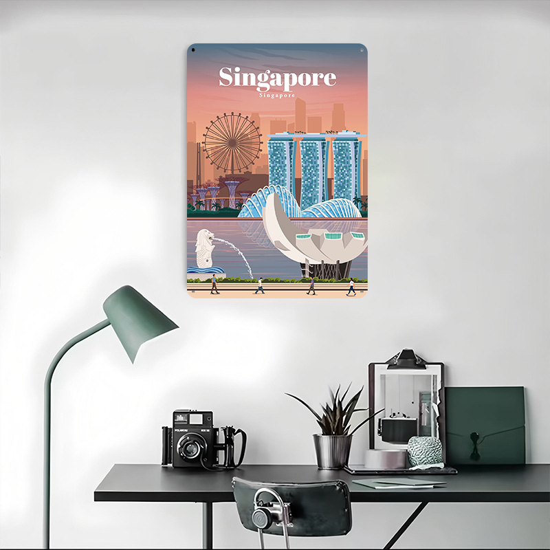 Travel to Singapore Printed Po - огляд і ціна Home And Bathroom Singapore