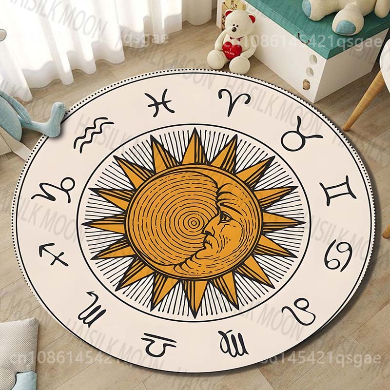 1PC Zodiac signs around sun im - огляд і ціна Home Bathroom Images