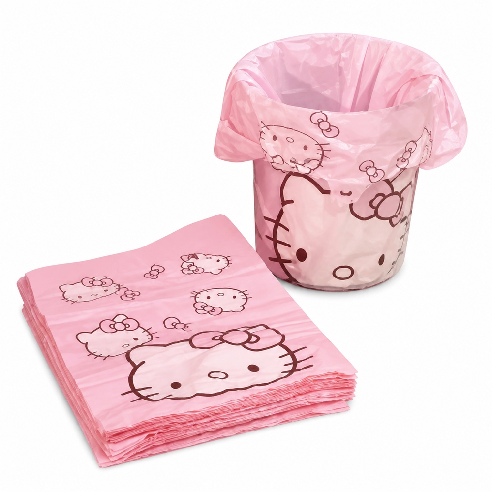 Pink Cartoon Cat Printed Vest  - огляд і ціна Home Goods Bathroom