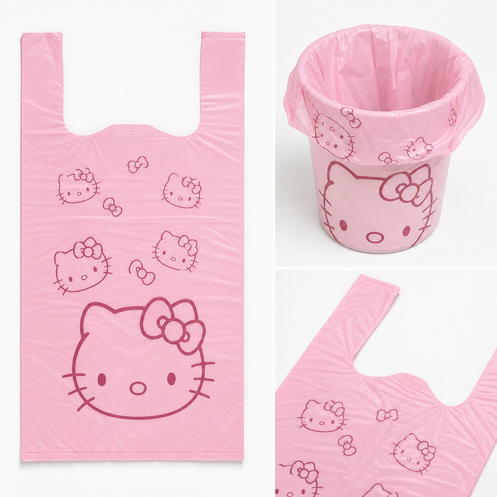 Pink Cartoon Cat Printed Vest  - огляд і ціна Home Goods Bathroom
