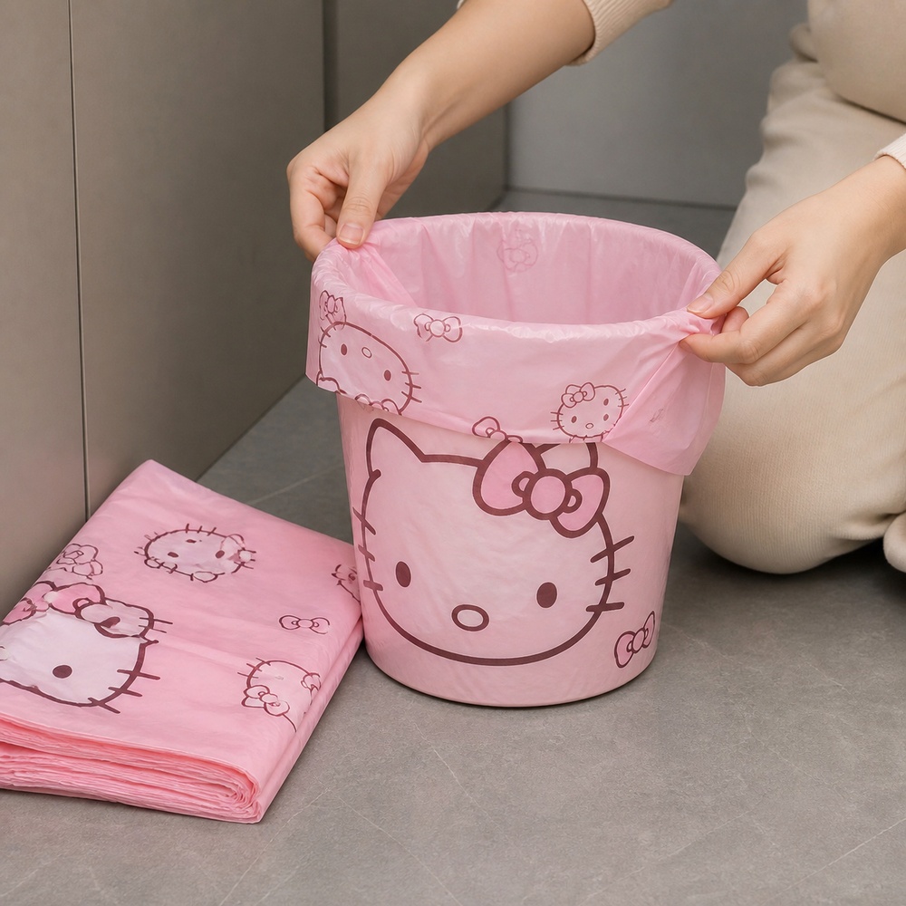 Pink Cartoon Cat Printed Vest  - огляд і ціна Home Goods Bathroom
