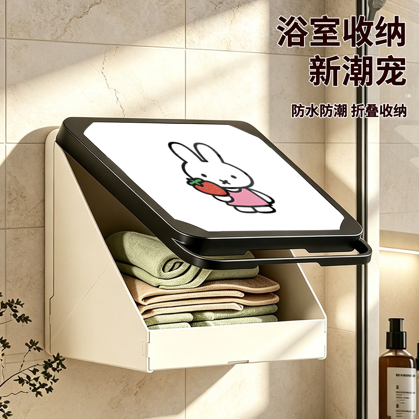 Miffy Cartoon Printed Hidden W - огляд і ціна Home Edit Bathroom Storage