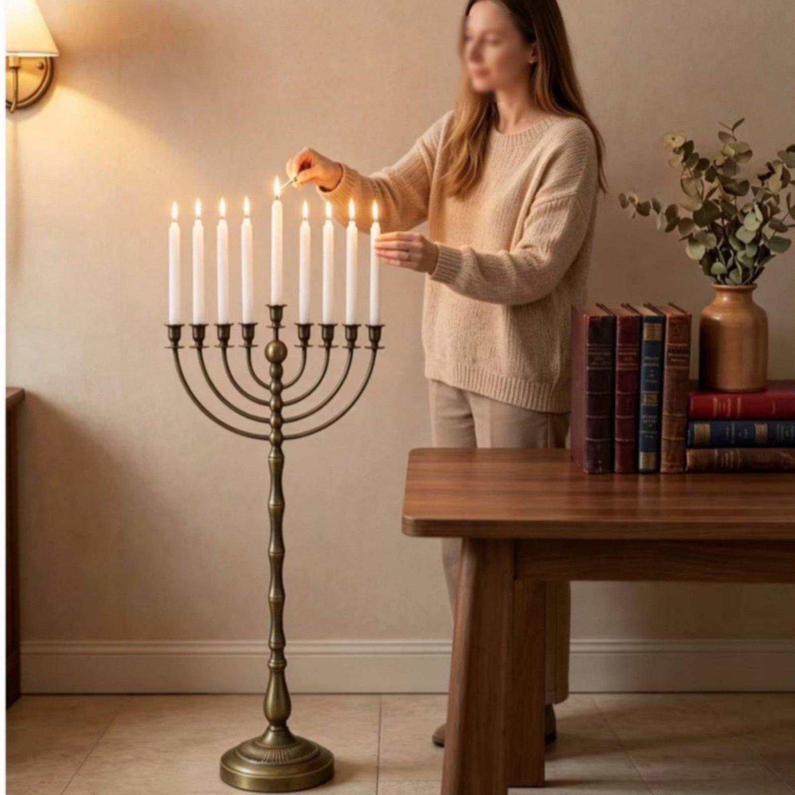 Antique Bronze Menorah Stand M - огляд і ціна Home & Bathroom Building Products Pte Ltd Reviews