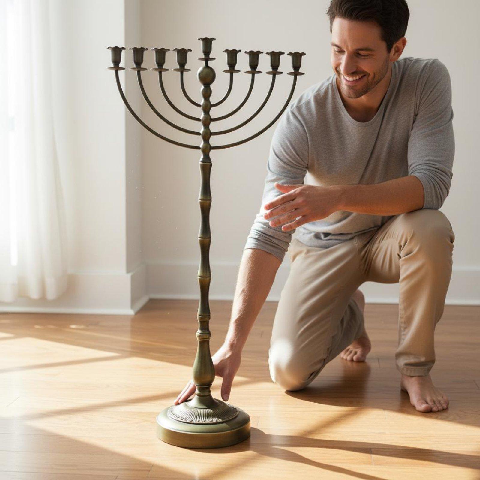 Antique Bronze Menorah Stand M - огляд і ціна Home & Bathroom Building Products Pte Ltd Reviews