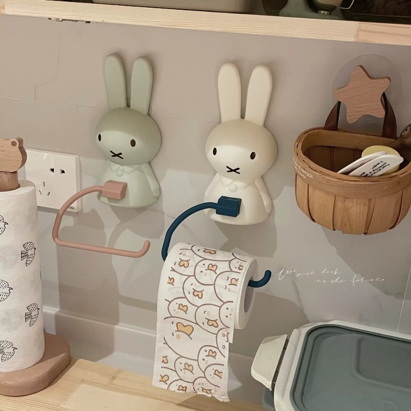 Kawaii Miffy Toilet Paper Rack - огляд і ціна Home Edit Bathroom Storage