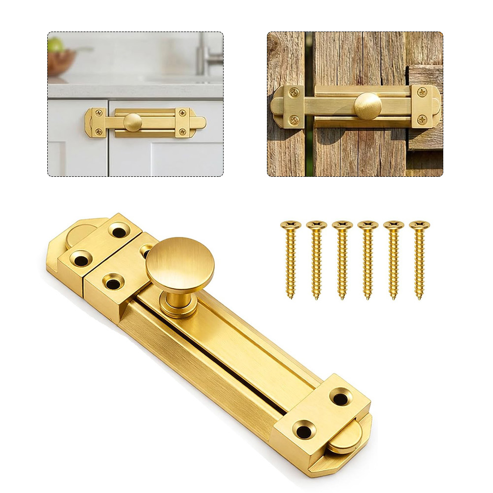5 Inch Solid Brass Sliding Doo - огляд і ціна Home Bathroom Door