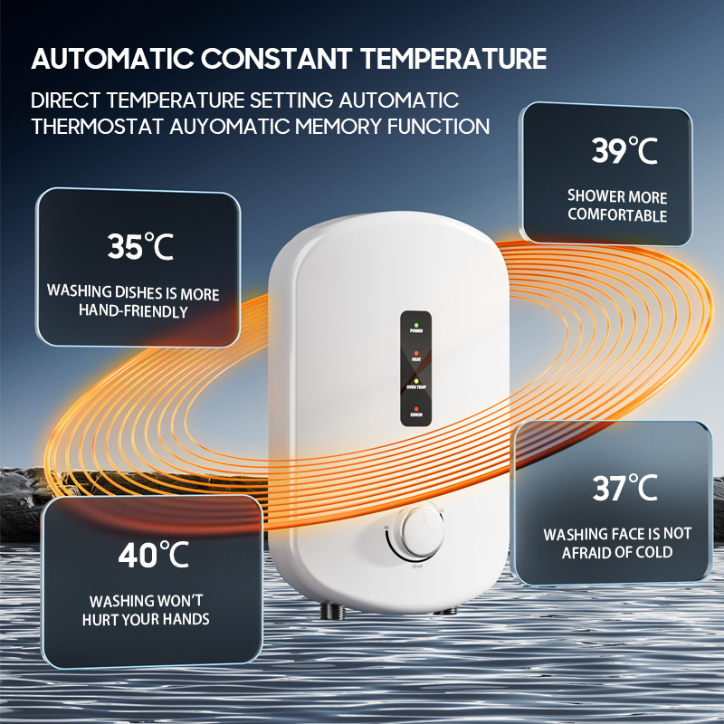 Home 220V 3500W/5500W Kitchen  - огляд і ціна Home Bathroom Geyser