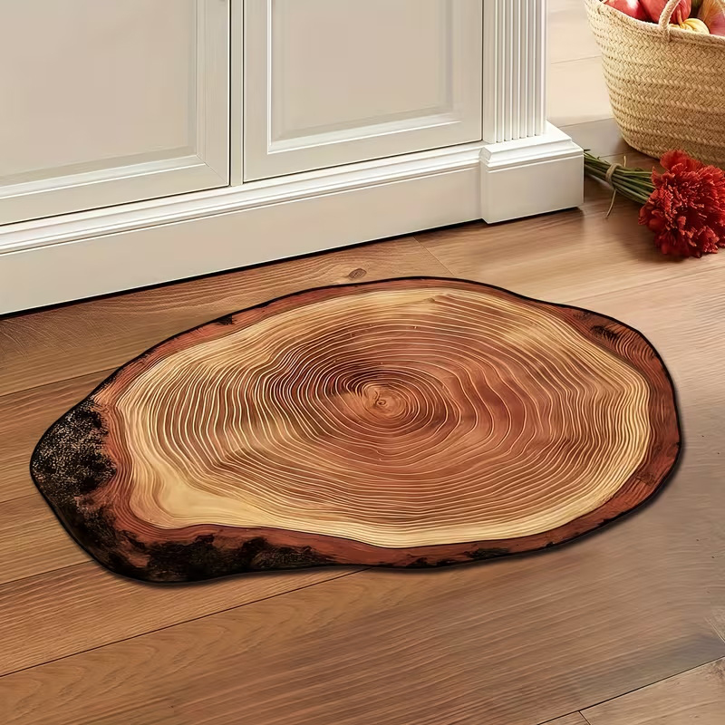 1pc Exquisite Simulated Wood T - огляд і ціна Jet Home Bathroom Mats