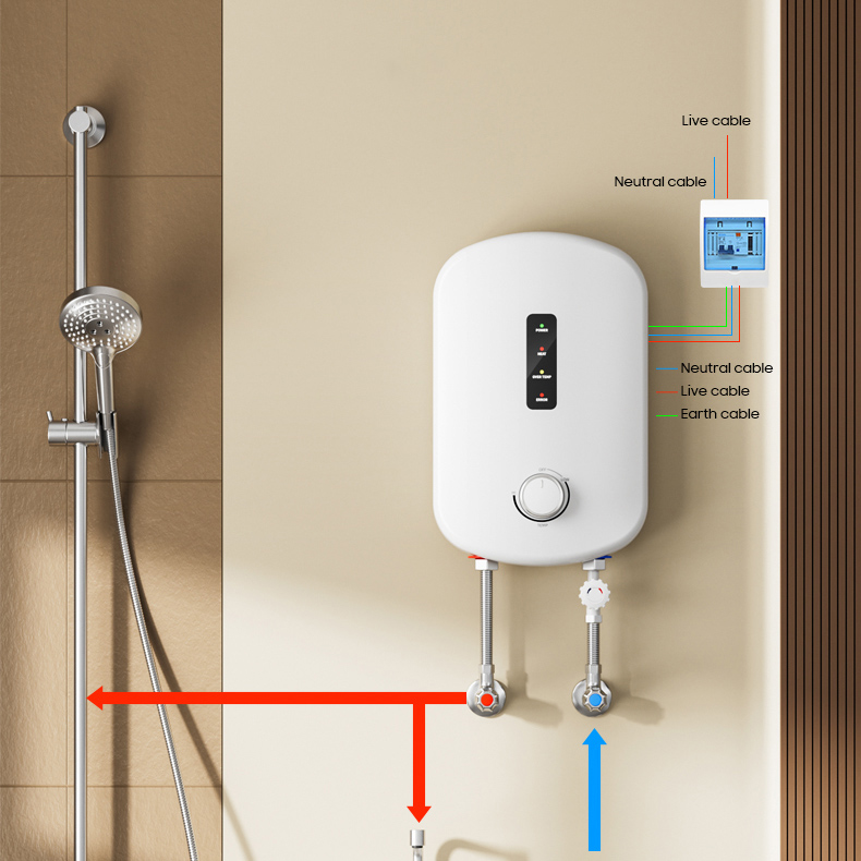 Home Smart Low Power 3.5kW 4.5 - огляд і ціна Home Bathroom Geyser