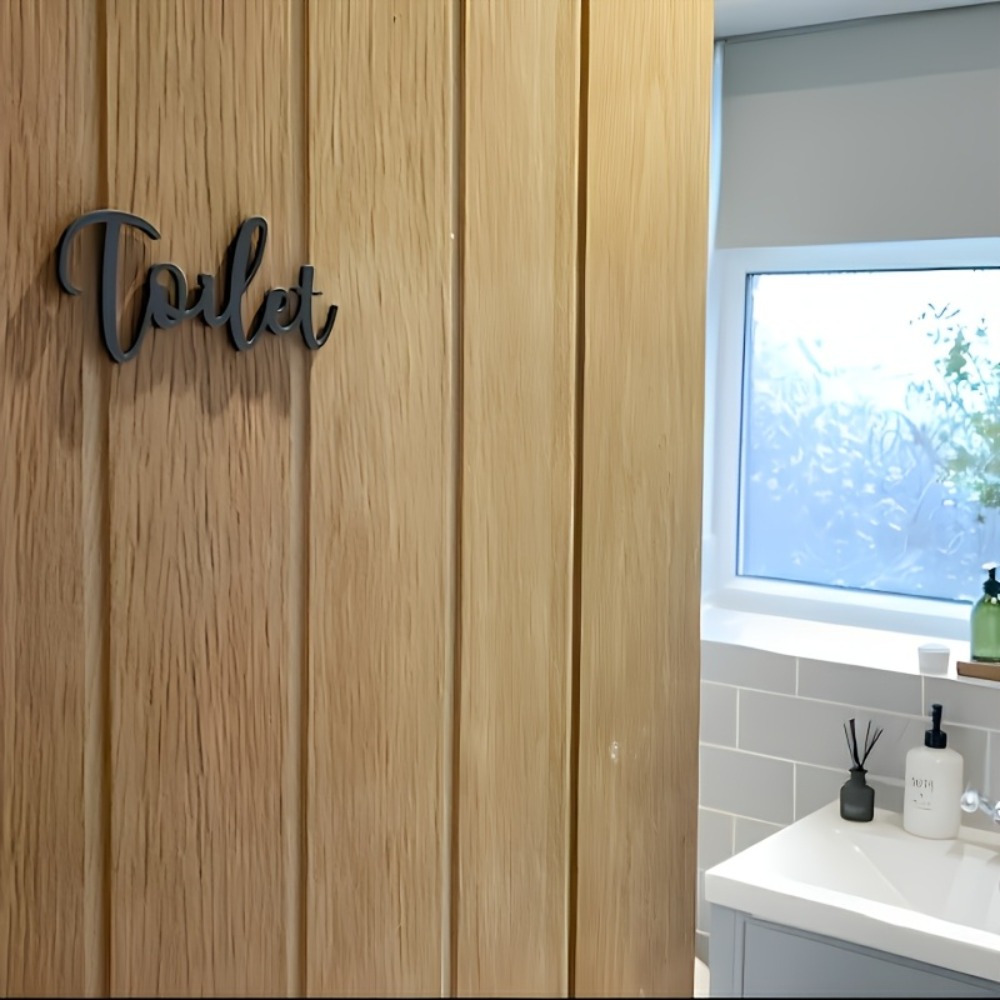 CIFBUY Modern Plastic Letter S - огляд і ціна Home Bathroom Door