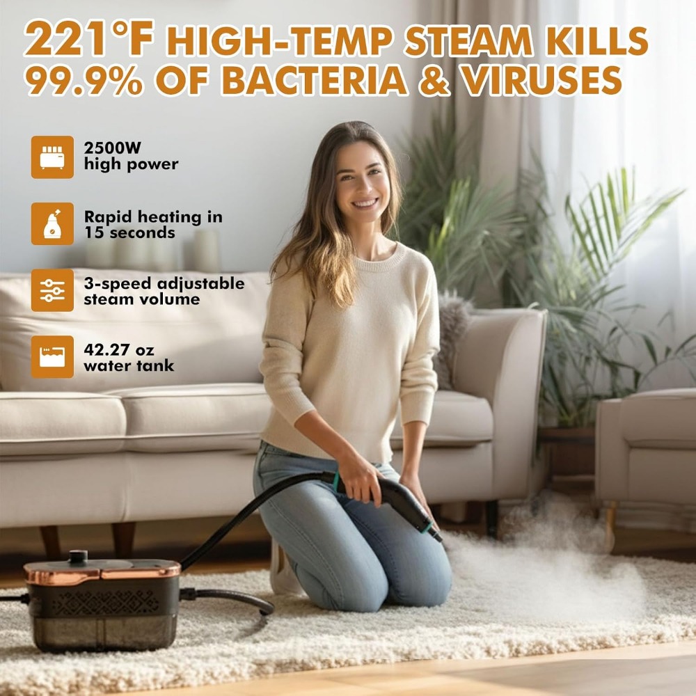 2500W Handheld Steam Cleaner,  - огляд і ціна Home Bathroom Images