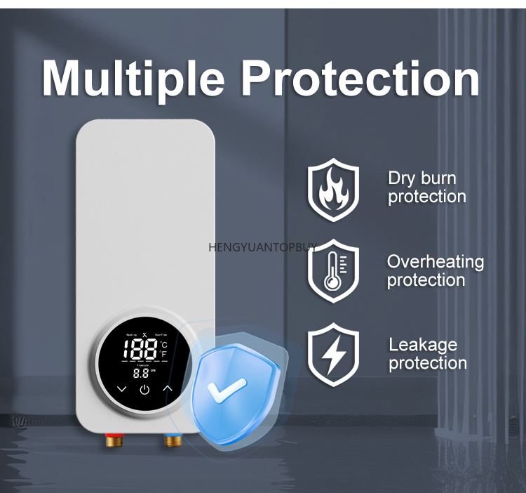 Mini  Instant Tankless Electri - огляд і ціна Home Bathroom Geyser