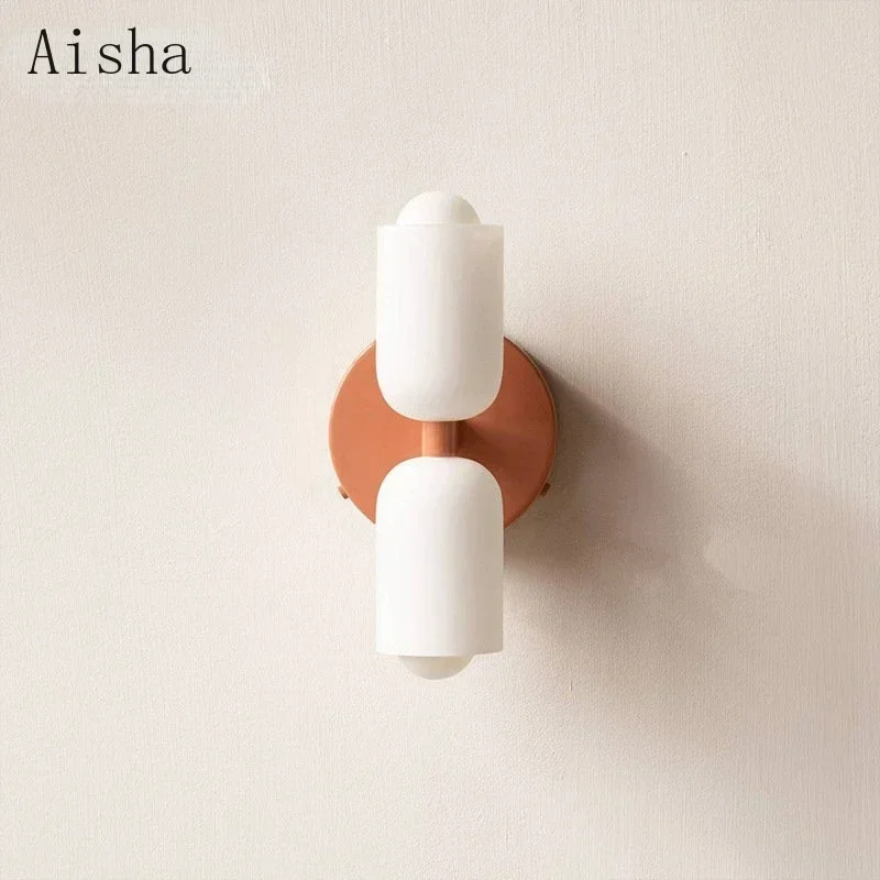 Glass Wall Light Simple Double - огляд і ціна Home Bathroom Design Simple