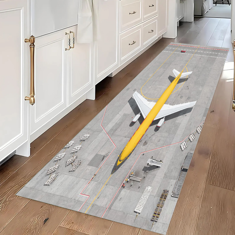 Top View Airport Apron Yellow  - огляд і ціна Jet Home Bathroom Mats