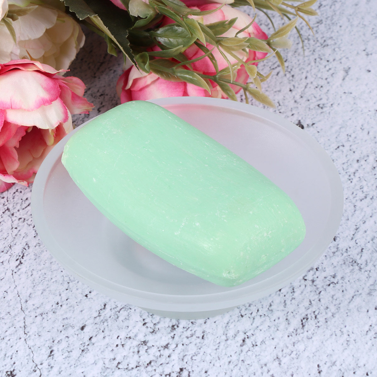 Simple Glass Soap Box White To - огляд і ціна Home Bathroom Design Simple