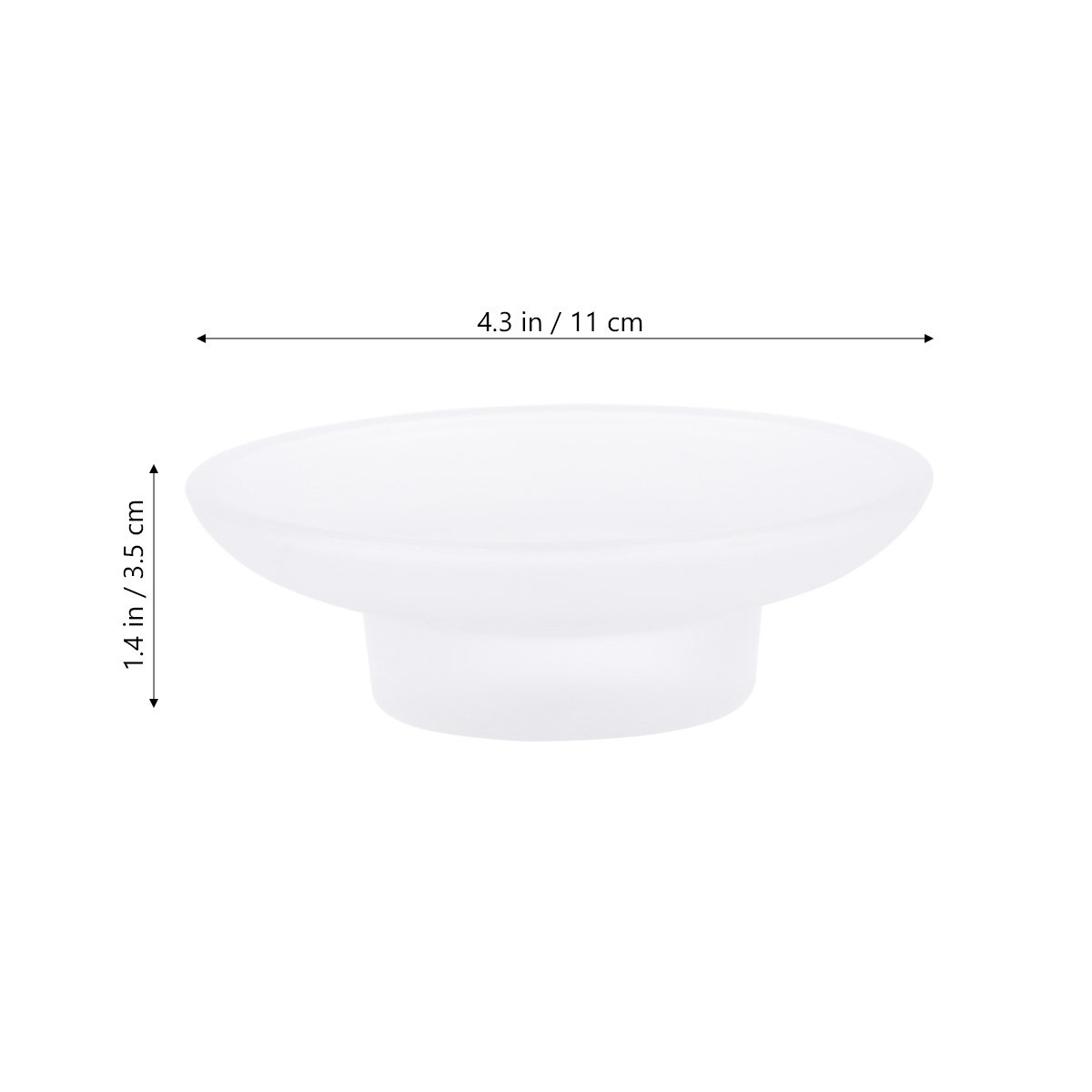 Simple Glass Soap Box White To - огляд і ціна Home Bathroom Design Simple