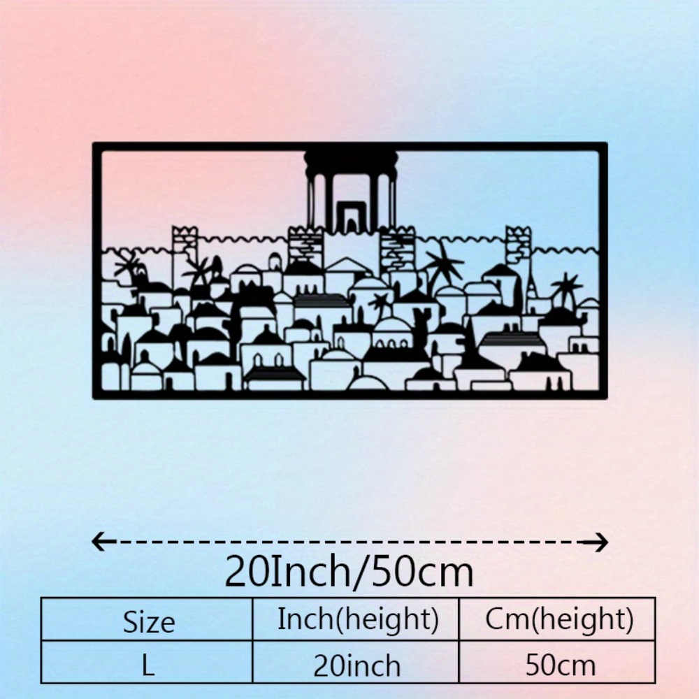 CIFBUY Metal Wall Art Jerusale - огляд і ціна Home & Bathroom Building Products Pte Ltd Reviews