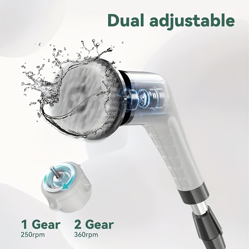 Electric Spin Scrubber 9-in-1  - огляд і ціна Home Bathroom Products
